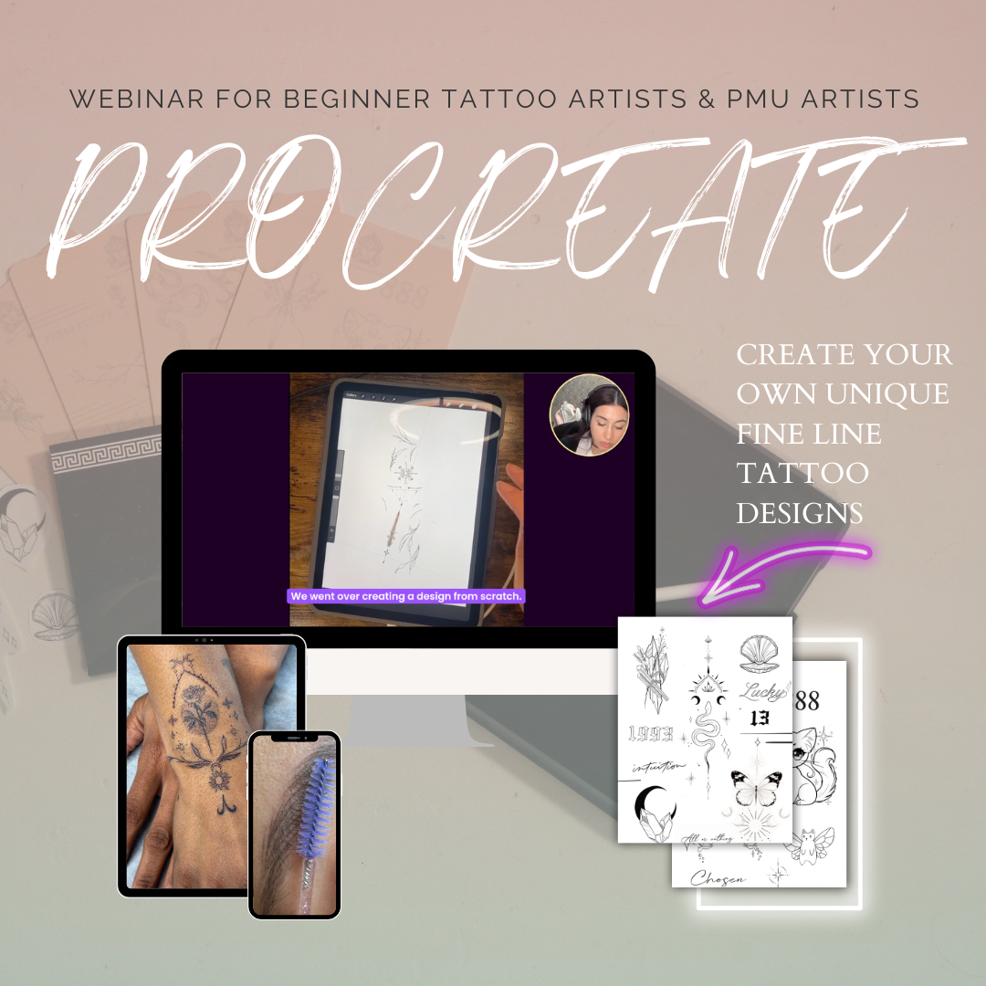 Procreate Webinar for Beginner Tattoo Artists & PMU Artists