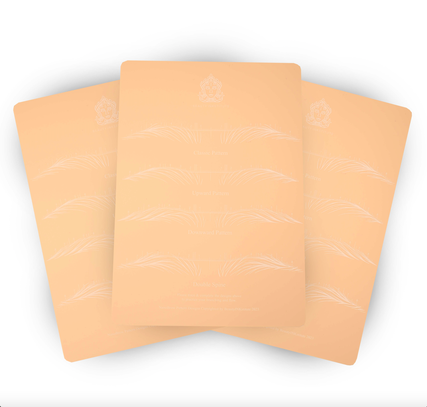 3 Pack: Aphrodite Brow Strokes Printed Silicone Skins