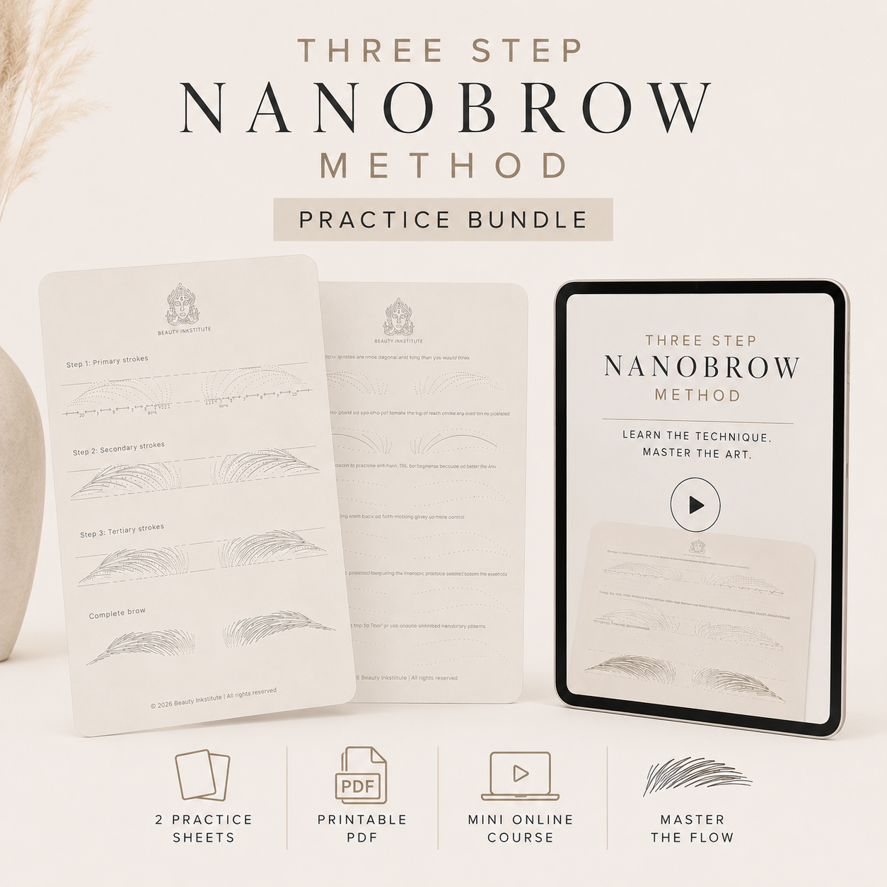 3 Step Nanobrow Method Practice Pack