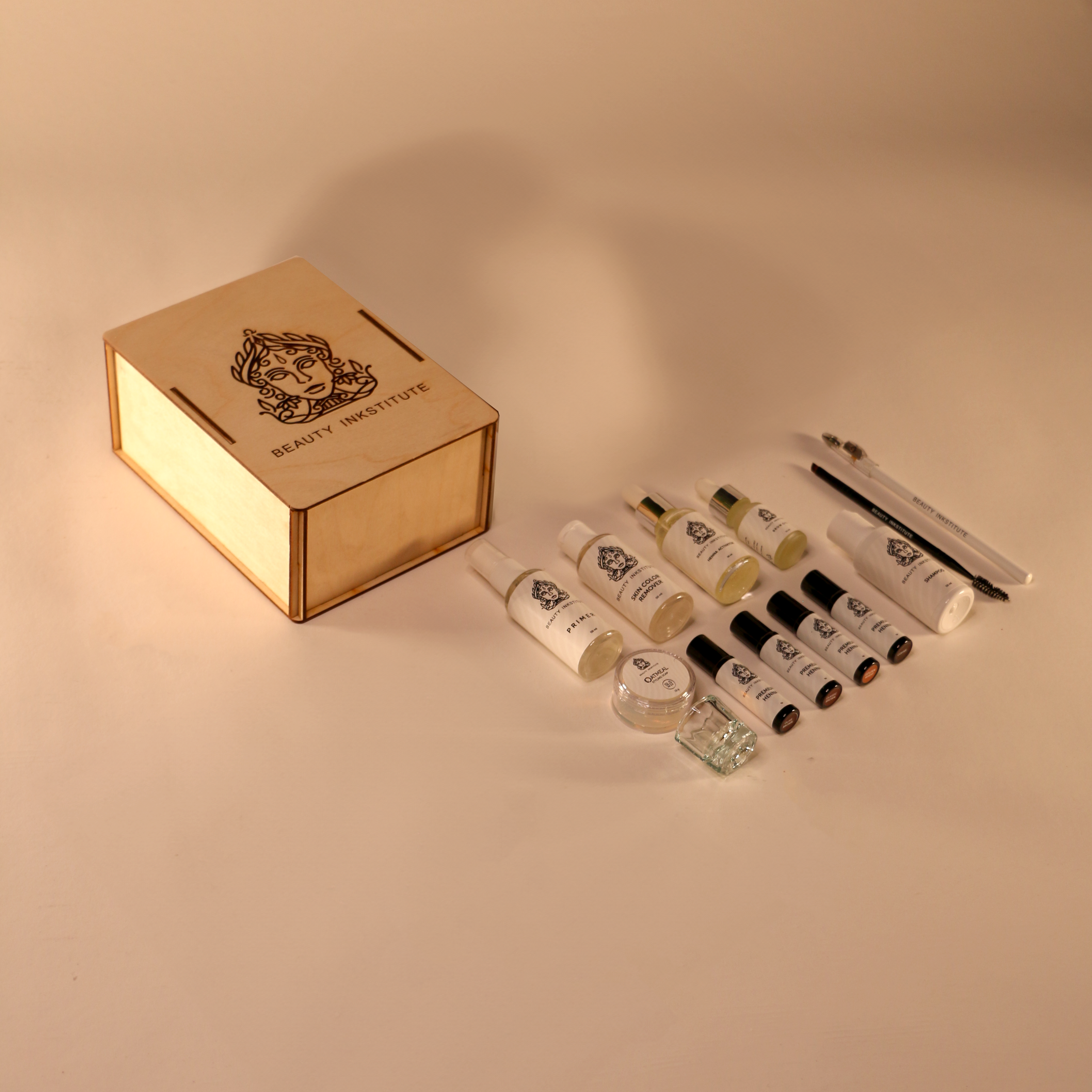 12 Piece: Professional Premium Henna Eyebrow Kit