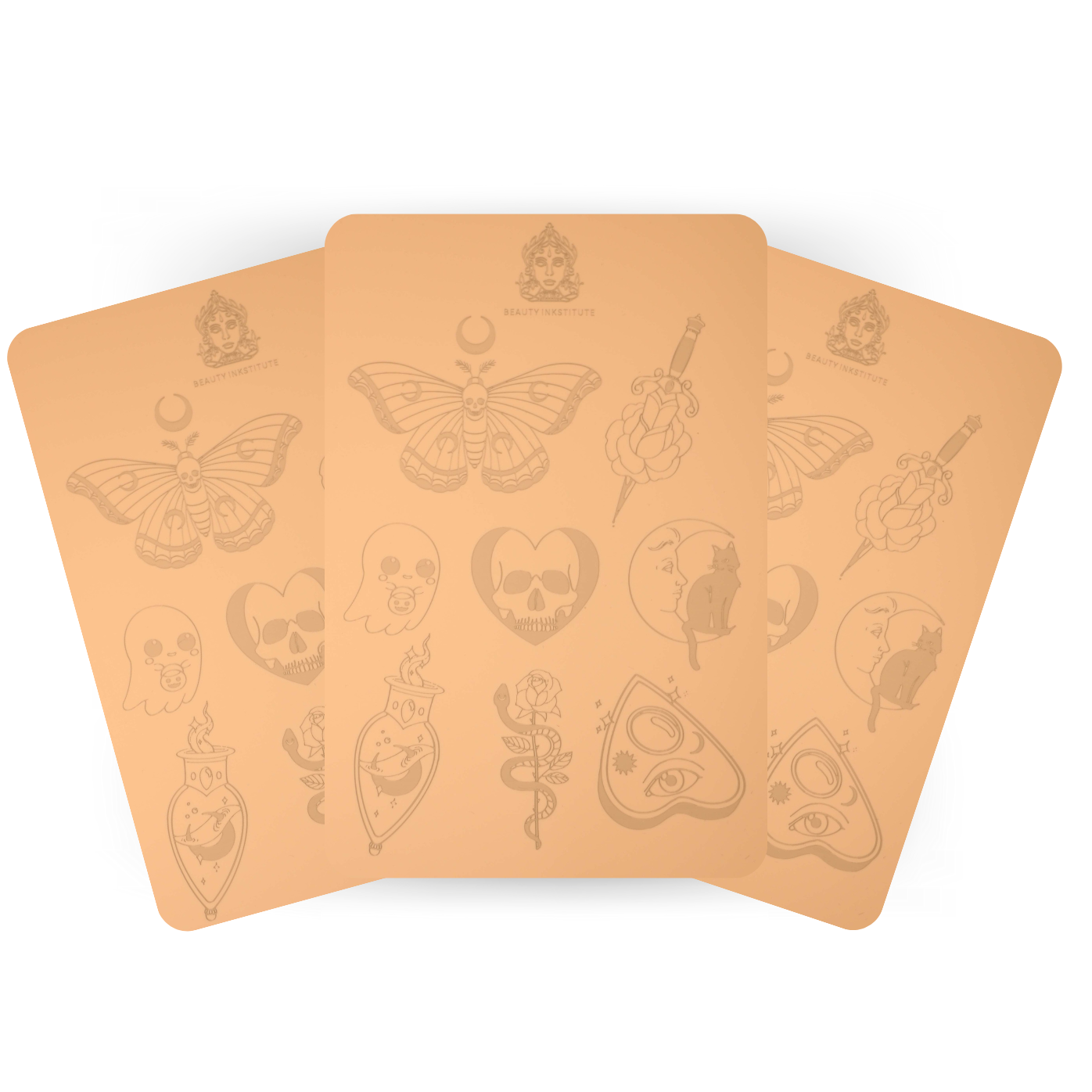 3 Pack: Spooky Printed Silicone Skins