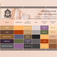 Crystal Clear Collection Premium Eyebrow Tints