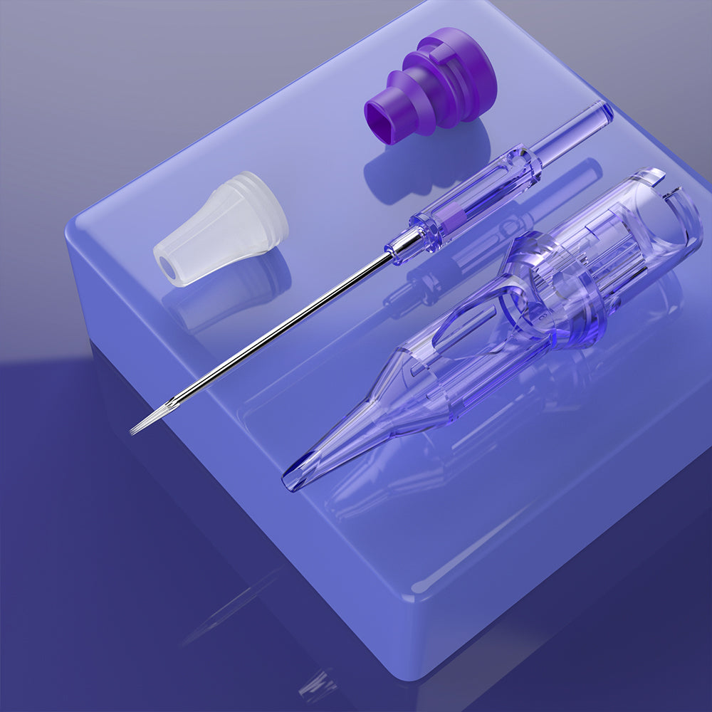 Mast Pro Tattoo Cartridges Needles (0.35mm Diameter) (3.5.mm Taper)  Round Shader- Box of 20